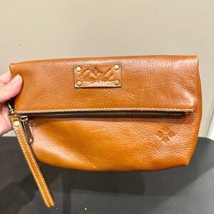 Patricia Nash Brown Leather Clutch